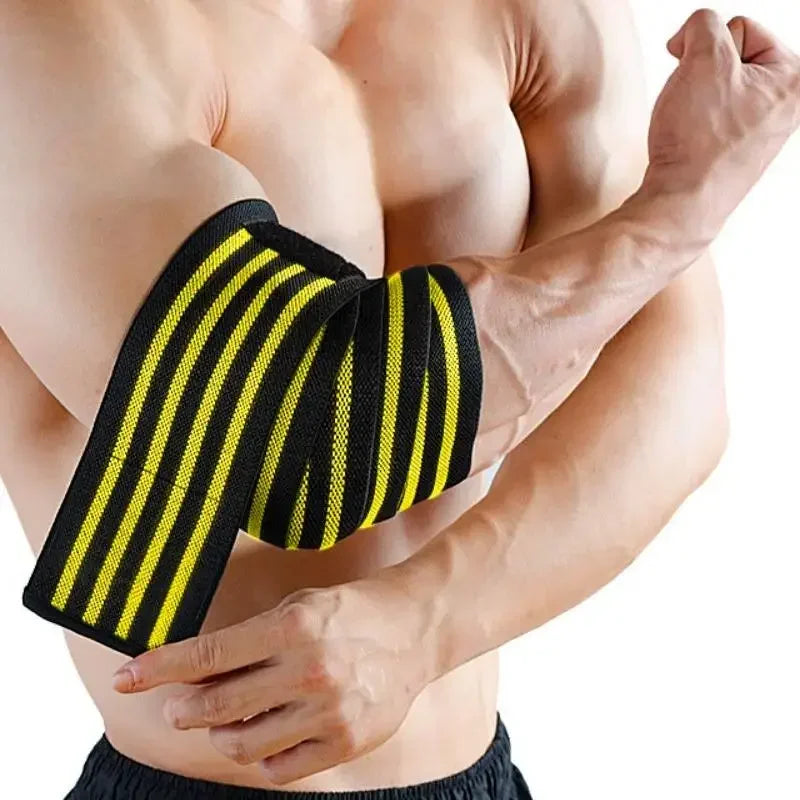 Albuestrap – 100 cm støttebånd for benkpress og styrketrening