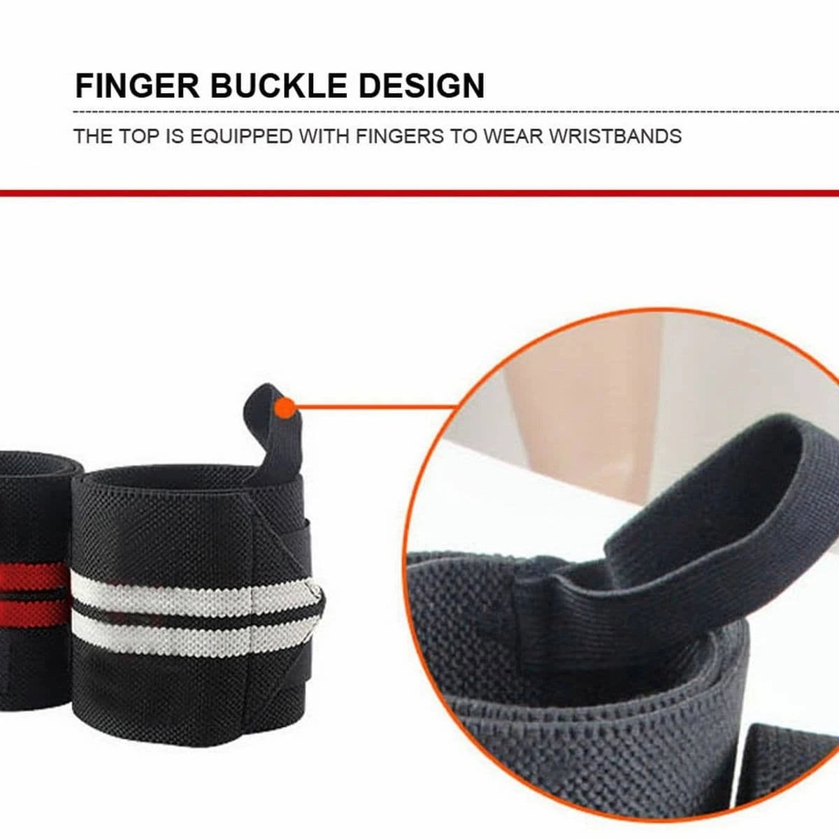 Wrist Wraps – Bandasjestøtte for håndledd (1 par)