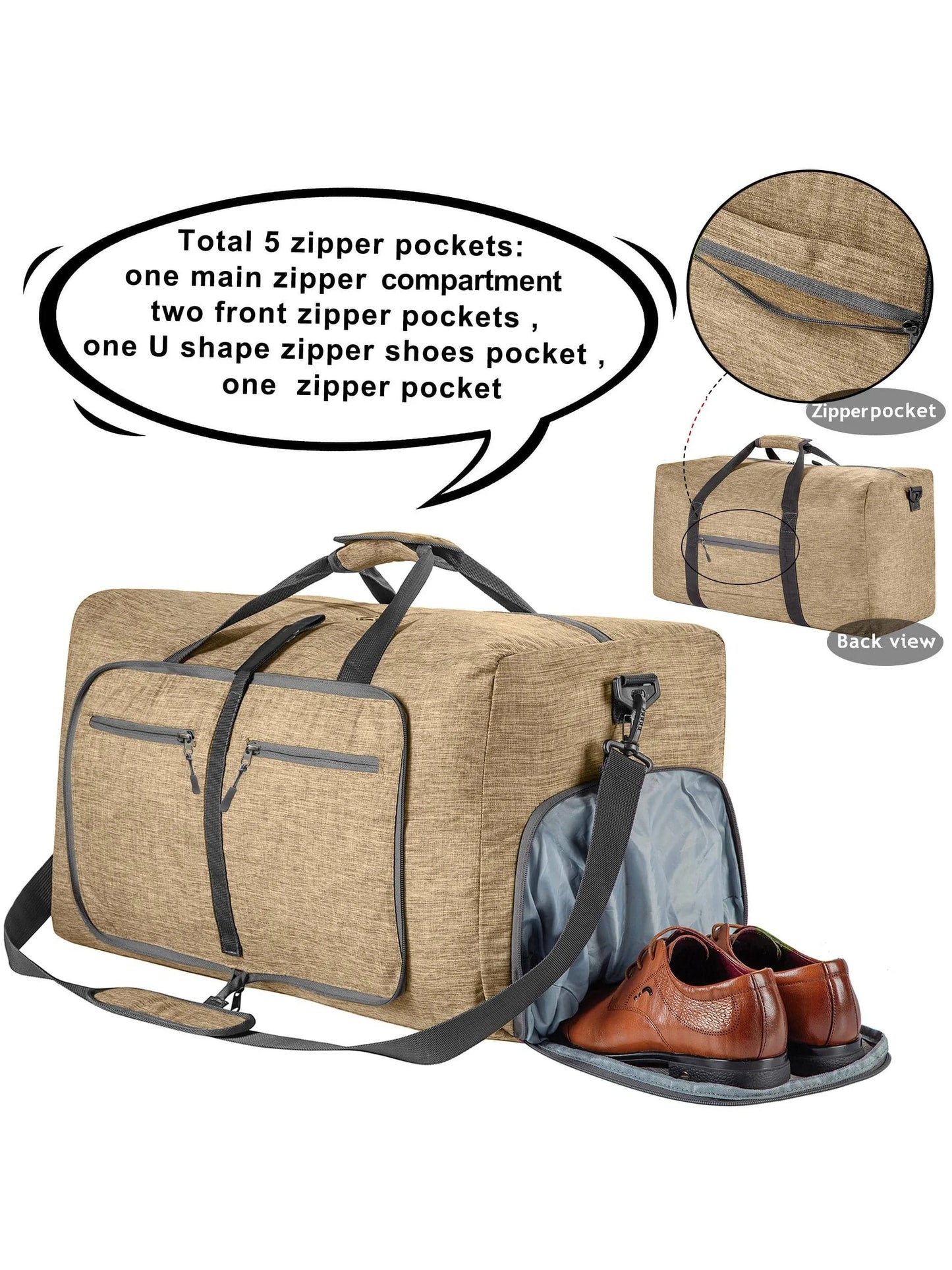 Vannavvisende trenings- og weekendbag – Stor kapasitet, klar for alt