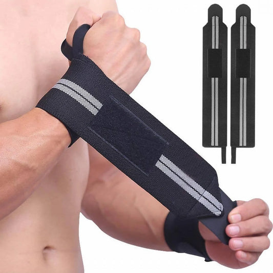 Wrist Wraps – Bandasjestøtte for håndledd (1 par)